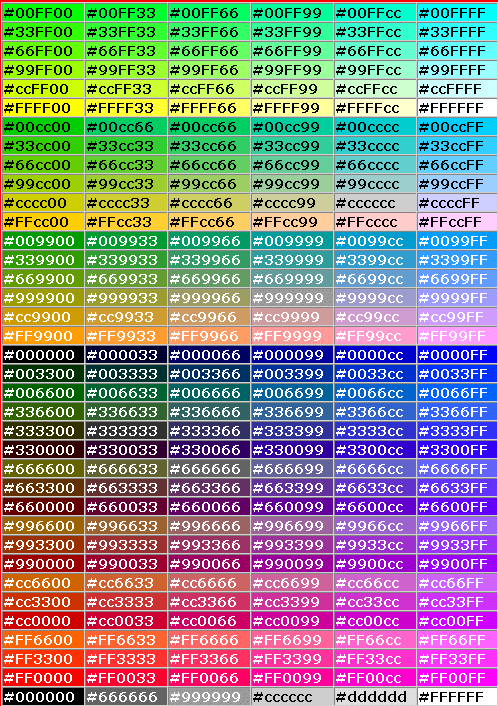 html color code generator